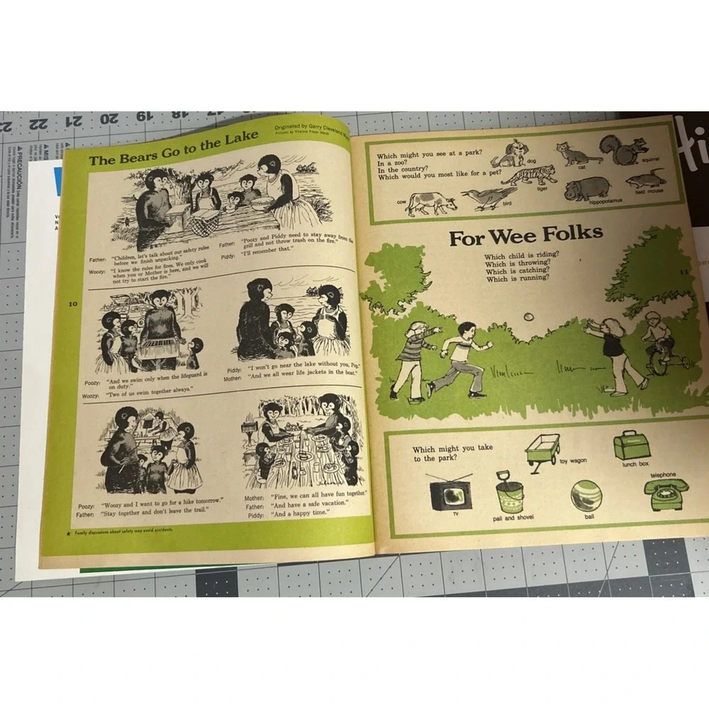 Vintage Highlights The Monthly Book for Children Lot of 3 Activity Books 1970's